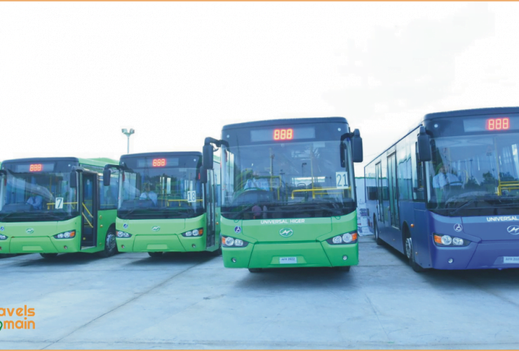 Green and Blue Lines buses