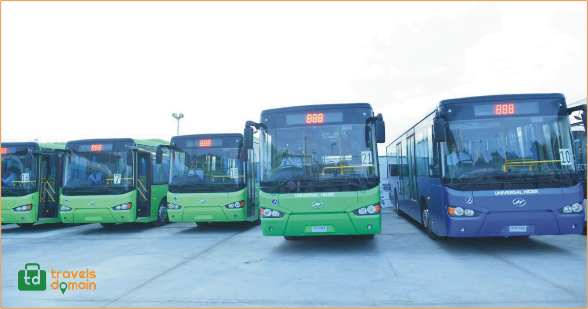 Green and Blue Lines buses